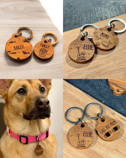 【香港製造】Choi Woodworks | 實木寵物名牌 Pet Tag