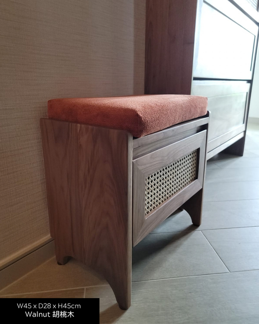 ［訂造］DELIGHT Shoe Storage Bench 實木換鞋櫈