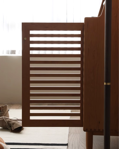 SIMPLY Slatted Shoe Cabinet 實木格柵鞋櫃