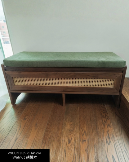 DELIGHT Shoe Storage Bench solid wood shoe changing bench