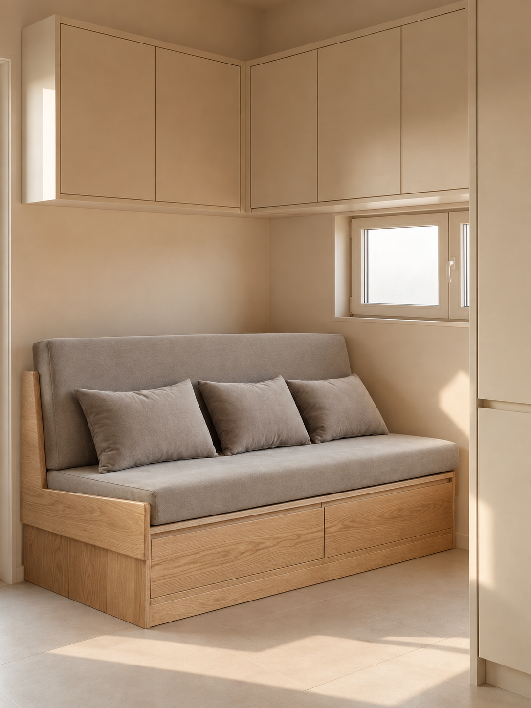 DELIGHT Sofa with Drawers 實木儲物櫃桶梳化 (可訂造)