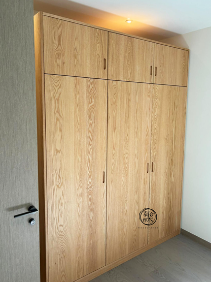 [Customized case] Solid wood wardrobe