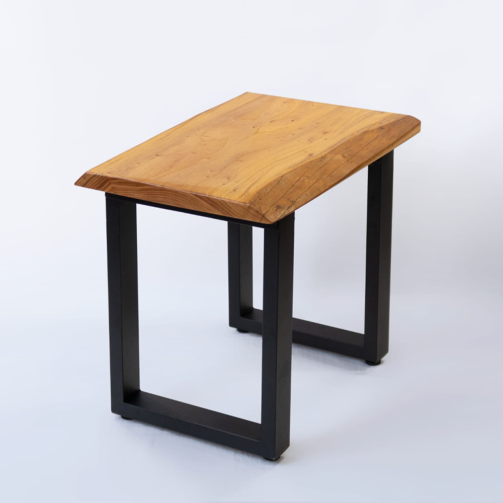 Appreciating wood | Laowu Liang elm log coffee table/small stool