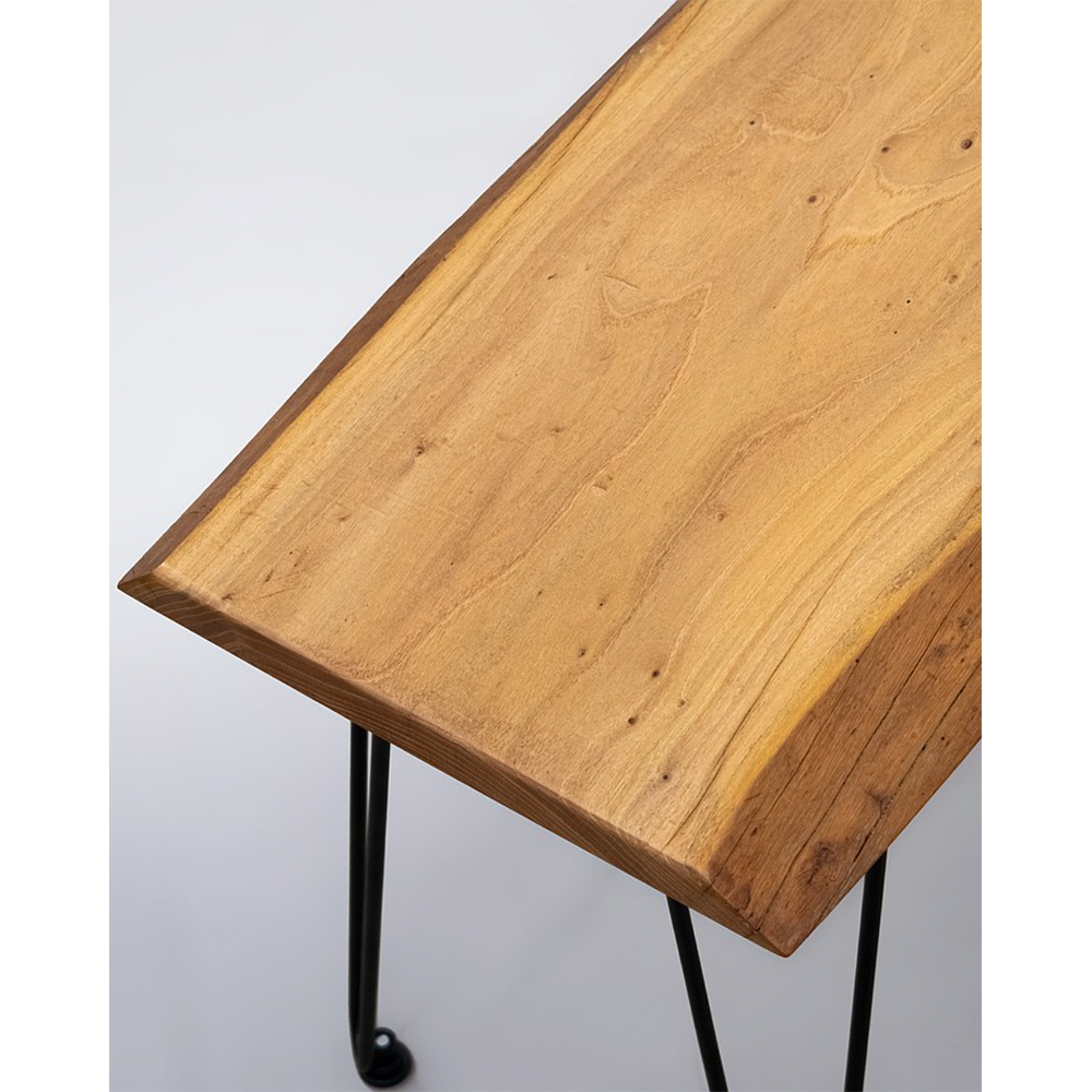 Appreciating wood | Laowu Liang elm log coffee table/small stool