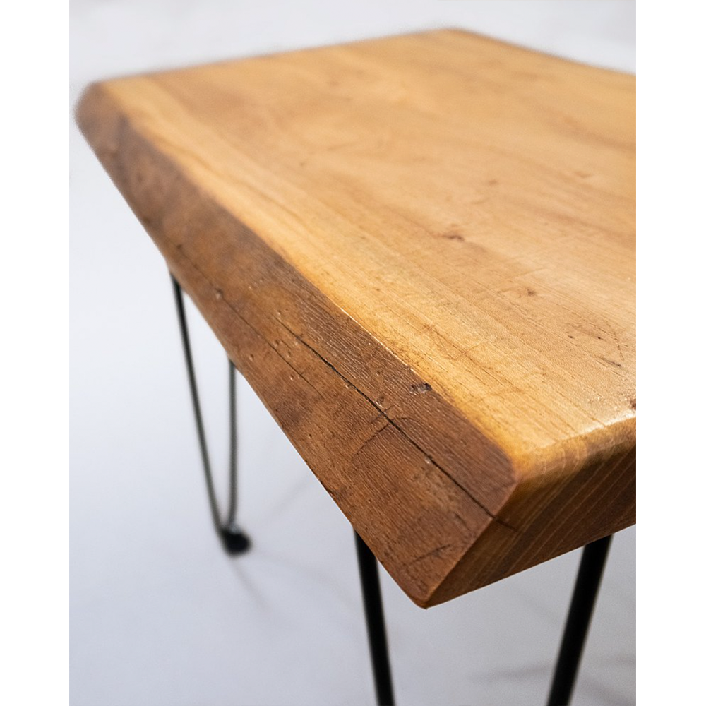 Appreciating wood | Laowu Liang elm log coffee table/small stool