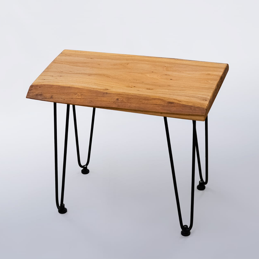 Appreciating wood | Laowu Liang elm log coffee table/small stool