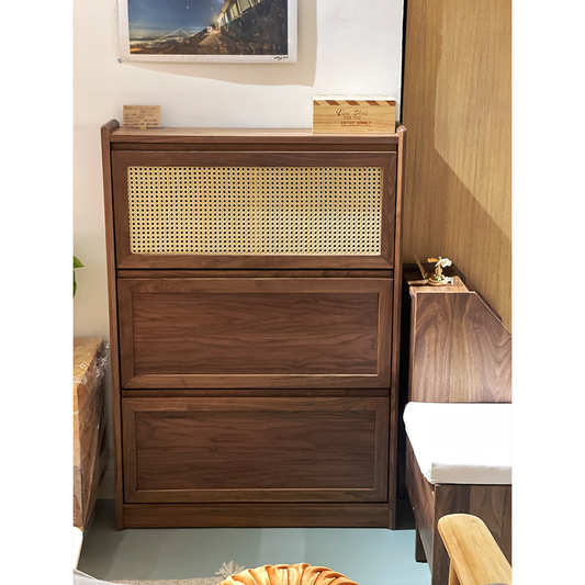 DELIGHT Flip Down Slim Shoe Cabinet 01 實木薄鞋櫃(可訂造)