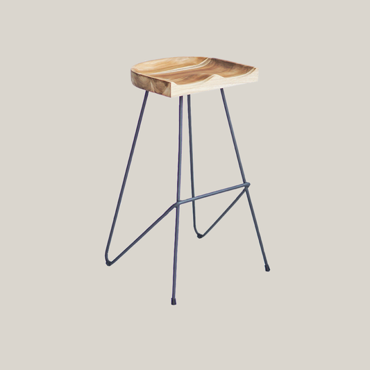 POT Barstool Indonesian teak bar stool 