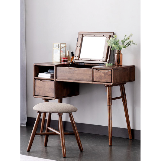 VARIETY 100 Vanity Desk (with socket) solid wood dressing table (with plug) 