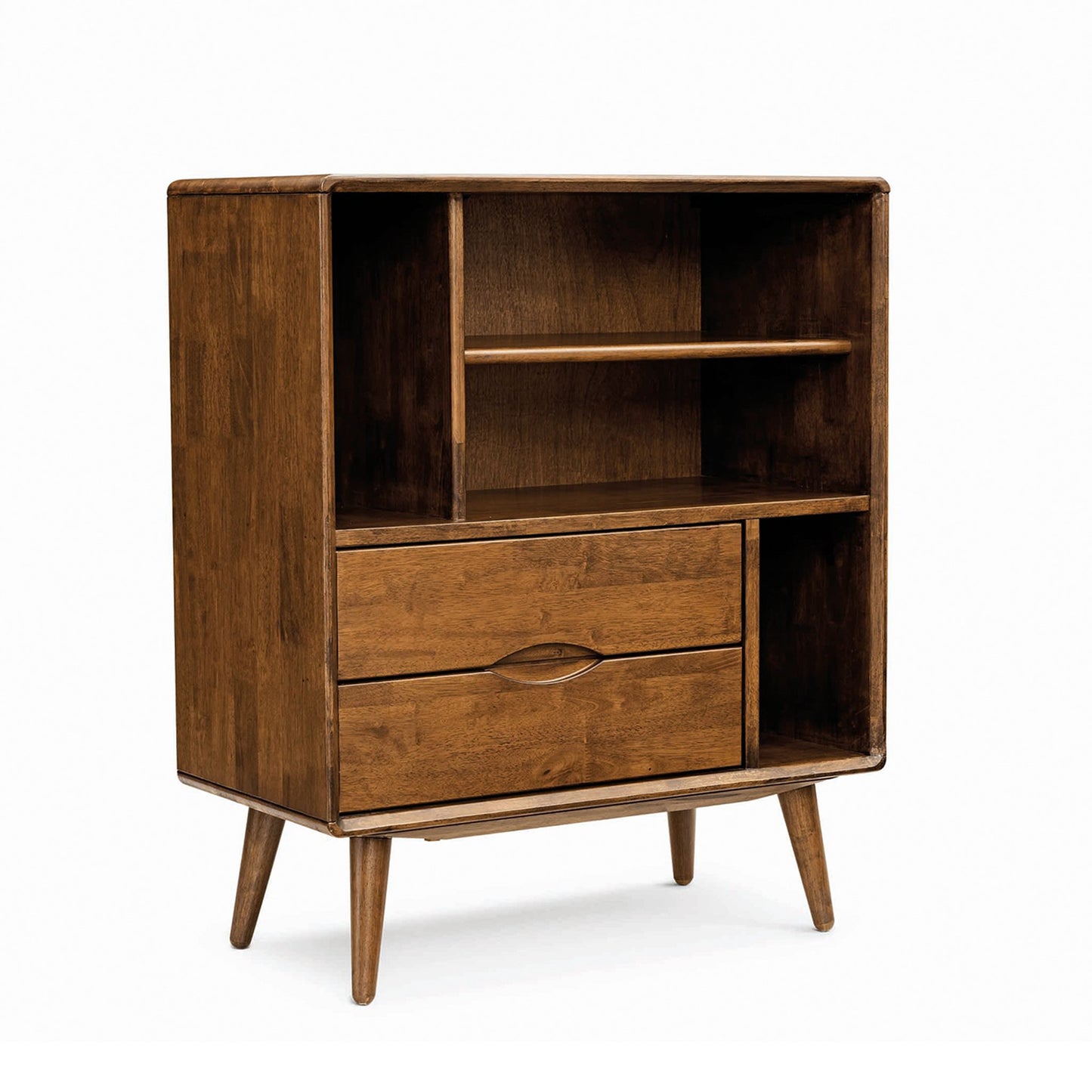 VARIETY Beside Cabinet with 2-drawer solid wood side cabinet 