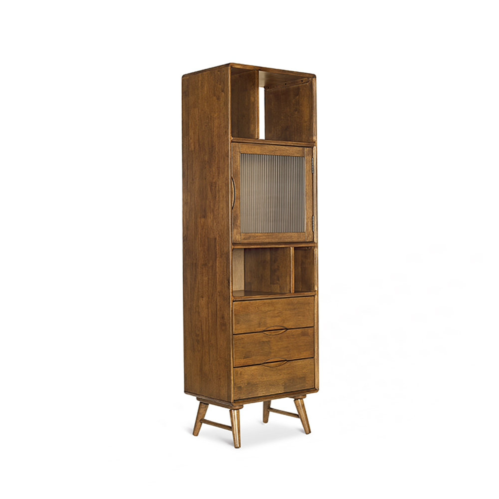 VARIETY Glass Board 06 solid wood glass storage cabinet 